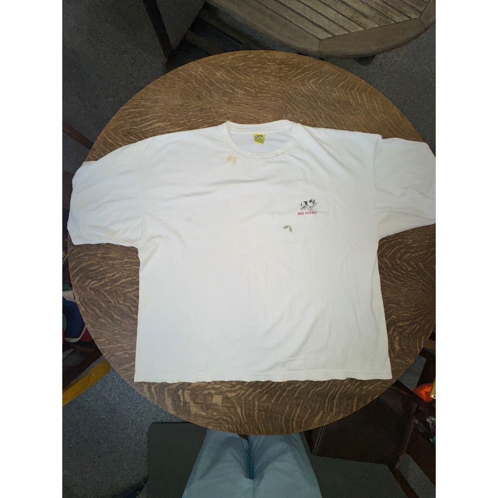 Vintage 1998 Big Dogs South Bark South Park Parody T-Shirt White Fits 4XL